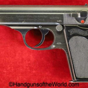 Walther, PPk, 7.65mm, German, WWII, WaA359 Proofed, WaA359, WaA 359, Handgun, Pistol, C&R, Collectible, Germany, Pocket, WW2, 7.65, 32, .32, acp, auto