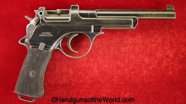 Steyr Mannlicher, 1901, 7.63mm, Very Early Production, Early, 2 Digit, Steyr, Mannlicher, 7.63, Handgun, Pistol, C&R, Collectible, Austria, Austrian