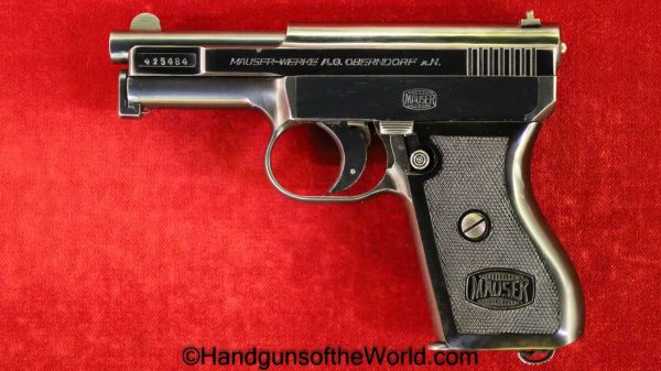 Mauser, 1910/34, 6.35mm, with Black Grips, 1910, 1934, German, Germany, Black Grip, Handgun, Pistol, C&R, Collectible, 6.35, 25, .25, acp, auto, Pocket