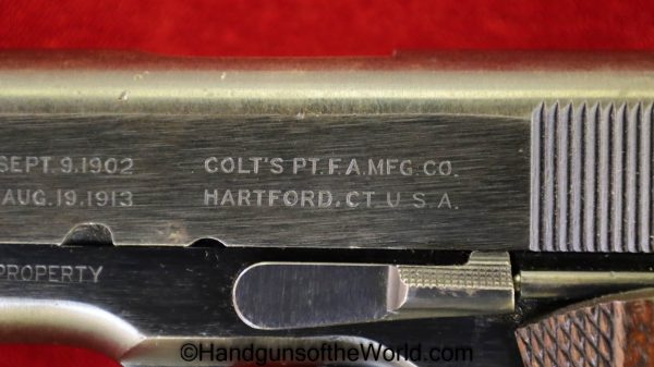 Colt, 1911, .45acp, United States Property, with Brigadier General, Officers Private Purchase Suitcase, Handgun, Pistol, C&R, Collectible, WWI, WW1