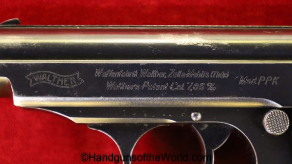 Walther, PPK, 7.65mm, 4th, SS Contract, Full Rig, with SS Record Card, Provenance, Handgun, Pistol, C&R, Collectible, German, Germany, WWII, WW2, Pocket, SS