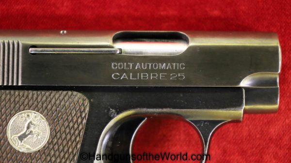 Colt, 1908, .25, 1925, Handgun, Pistol, C&R, Collectible, VP, Vest Pocket, 25, acp, auto, 6.35, 6.35mm, Hand gun, American, Americana, America, USA