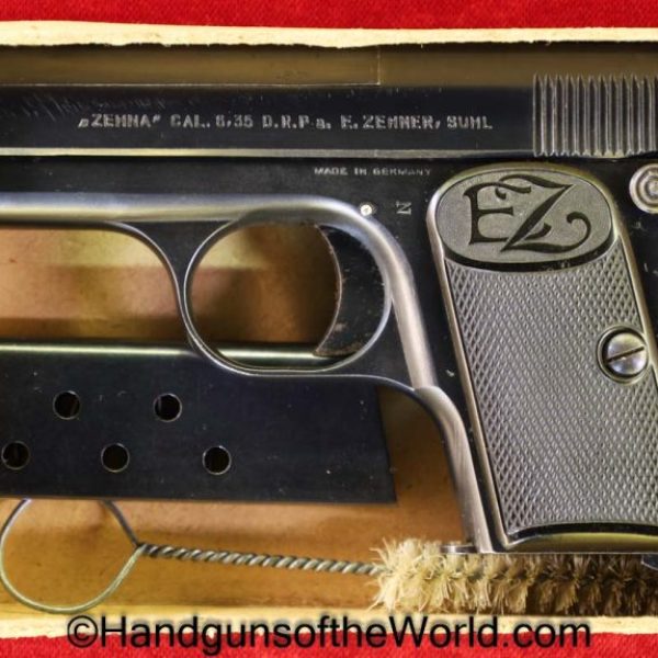 Zehner, Zehna, 6.35mm, with Box, Boxed, German, Germany, Handgun, Pistol, C&R, Collectible, VP, Vest Pocket, 6.35, 25, .25, acp, auto, Hand gun