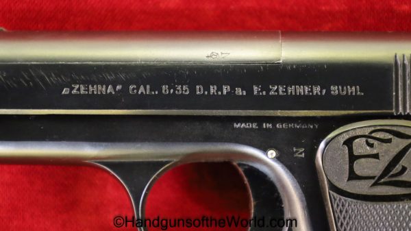 Zehner, Zehna, 6.35mm, with Box, Boxed, German, Germany, Handgun, Pistol, C&R, Collectible, VP, Vest Pocket, 6.35, 25, .25, acp, auto, Hand gun