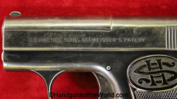 Haenel Schmeisser, Model 1, 6.35mm, with Box, Boxed, German, Germany, Handgun, Pistol, C&R, Collectible, Model I, Haenel, 6.35, 25, .25, acp, auto, Hand gun