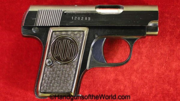 CZ, Duo, 6.35mm, Czech, Dated, 1945, Outstanding, Czechoslovakia, Handgun, Pistol, C&R, Collectible, VP, Vest Pocket, 6.35, 25, .25, acp, auto, Hand gun