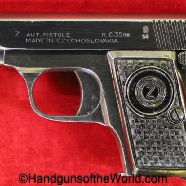 CZ, 6.35mm, Czech, Dated, 1950, Czechoslovakia, Handgun, Pistol, C&R, Collectible, VP, Vest Pocket, 6.35, 25, .25, acp, auto, Z, Hand gun