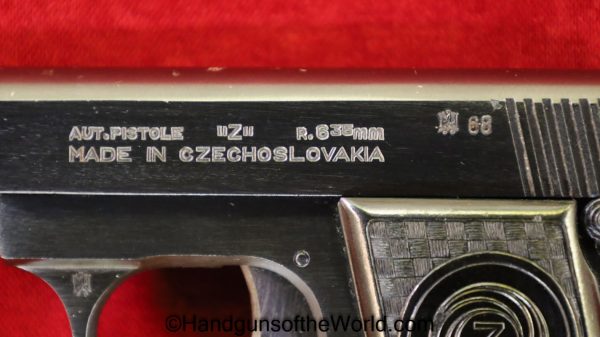 CZ, Z, Pistol, 6.35mm, Czech, Dated, 1968, Mint, in Box, Boxed, with Box, Czechoslovakia, Handgun, C&R, Collectible, VP, Vest Pocket, 6.35, 25, .25, acp