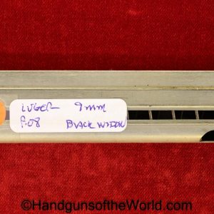 Luger, P.08, 9mm, Black Widow, Magazine, Clip, Mag, Original, Collectible German, Germany, WWII, WW2, fxo, BW, P08, P 08, P-08, Handgun, Pistol