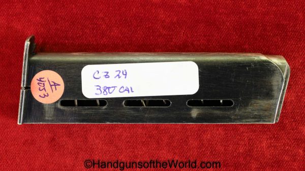 CZ-24, .380, Magazine, Clip, Mag, Original, Collectible, CZ, 24, CZ24, CZ 24, Czech, Czechoslovakia, 380, acp, auto, Handgun, Pistol, Hand gun