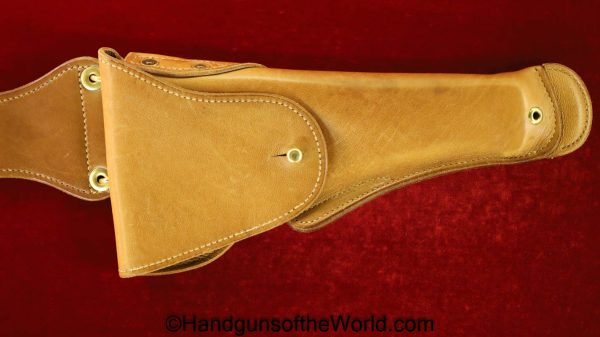 Colt, 1911A1, General Officers, Pattern, Holster, brown, leather, General, Officers, Unmarked, Original, Collectible, 1911, 45, .45, Officer, American