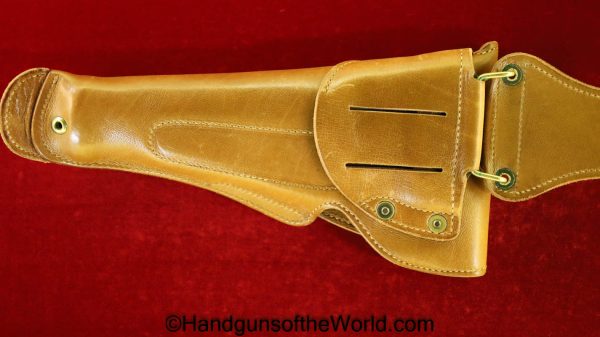 Colt, 1911A1, General Officers, Pattern, Holster, brown, leather, General, Officers, Unmarked, Original, Collectible, 1911, 45, .45, Officer, American