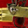 Wheeler Flintlock Over & Under, Double Barrel Boot Pistols, .44 caliber Pair - Image 17
