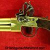 Wheeler, Flintlock, Over & Under, Double Barrel, Boot, Pistols, .44, Pair, 44, Handgun, Pistol, Antique, London, Non-FFL, Non FFL, English, British, O/U