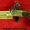 Wheeler, Flintlock, Over & Under, Double Barrel, Boot, Pistols, .44, Pair, 44, Handgun, Pistol, Antique, London, Non-FFL, Non FFL, English, British, O/U