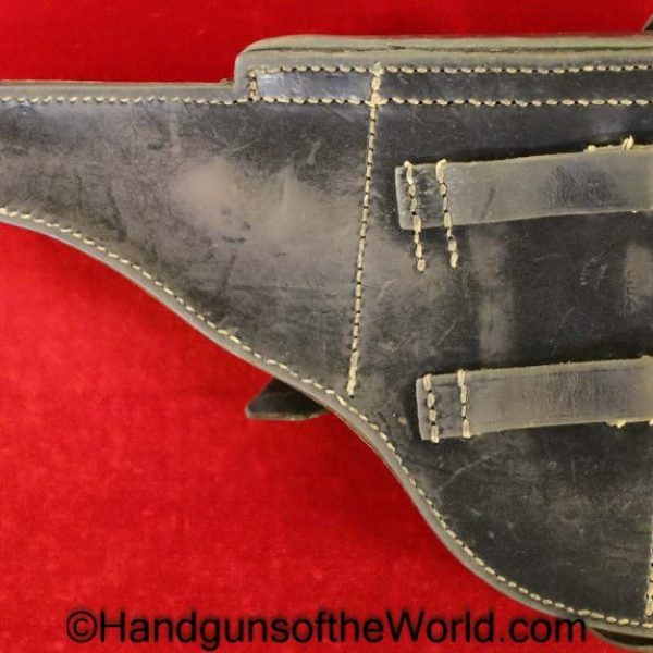 Luger, P.08, Holster, German, WWII, Dated, 1941, Original, Collectible, DTU41, WaA166, 41, dtu, P08, P 08, P-08, Germany, WW2, WaA 166, Handgun, Pistol