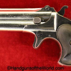 Remington, Double Derringer, .41RF, 41, .41, Handgun, Derringer, Antique, Non-FFL, Non FFL, Collectible, Hand gun, Over Under, O/U, Over and Under, Nickel