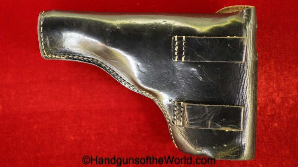 Radom, VIS, P-35, Holster, black, leather, Original, Collectible, German, Germany, WWII, WW2, Late, P35, P.35, P 35, Handgun, Pistol, Hand gun