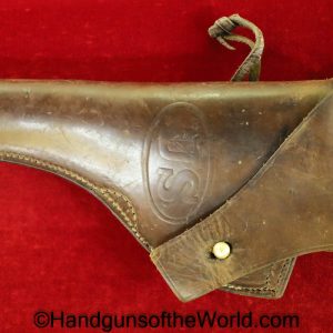S&W, Colt, 1917, Revolver, Holster, Brown, leather, US, G&K-1917-AG, Original, Collectible, Smith and Wesson, Smith & Wesson, Model, WWI, WW1, American