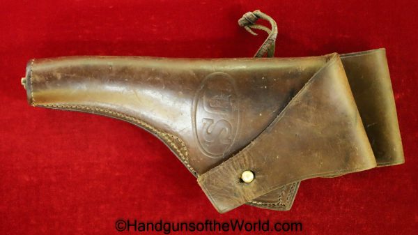 S&W, Colt, 1917, Revolver, Holster, Brown, leather, US, G&K-1917-AG, Original, Collectible, Smith and Wesson, Smith & Wesson, Model, WWI, WW1, American