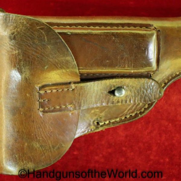 Sauer, 1930, Behorden, Holster, Dated, 1939, Brown, leather, Police, Robert Larsen-Berlin SW68, Gendarmerie Abteilung Fallerssleben, Original, Collectible