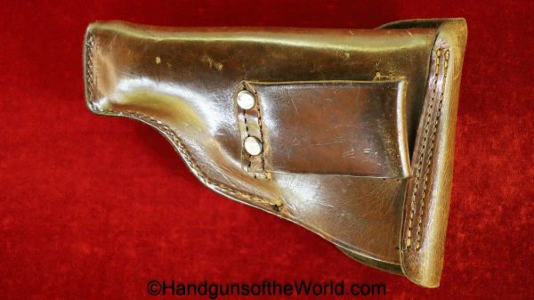 Sauer, 1930, Behorden, Holster, Dated, 1939, Brown, leather, Police, Robert Larsen-Berlin SW68, Gendarmerie Abteilung Fallerssleben, Original, Collectible