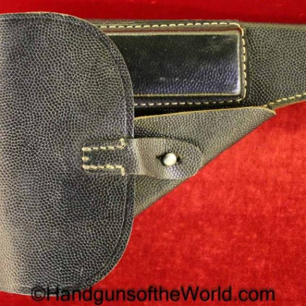 Walther, P-38, Holster, Dated, 1944, Mint, Black, leather, pebble grain, breakaway, German, WWII, BML-44, bml, 44, Original, Collectible, WW2, Germany, P38