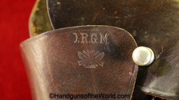 Walther, PPk, Holster, WWII, Era, Brown, leather, breakaway, DRGM, Akah, German, Germany, WW2, Original, Collectible, Handgun, Pistol, Break away