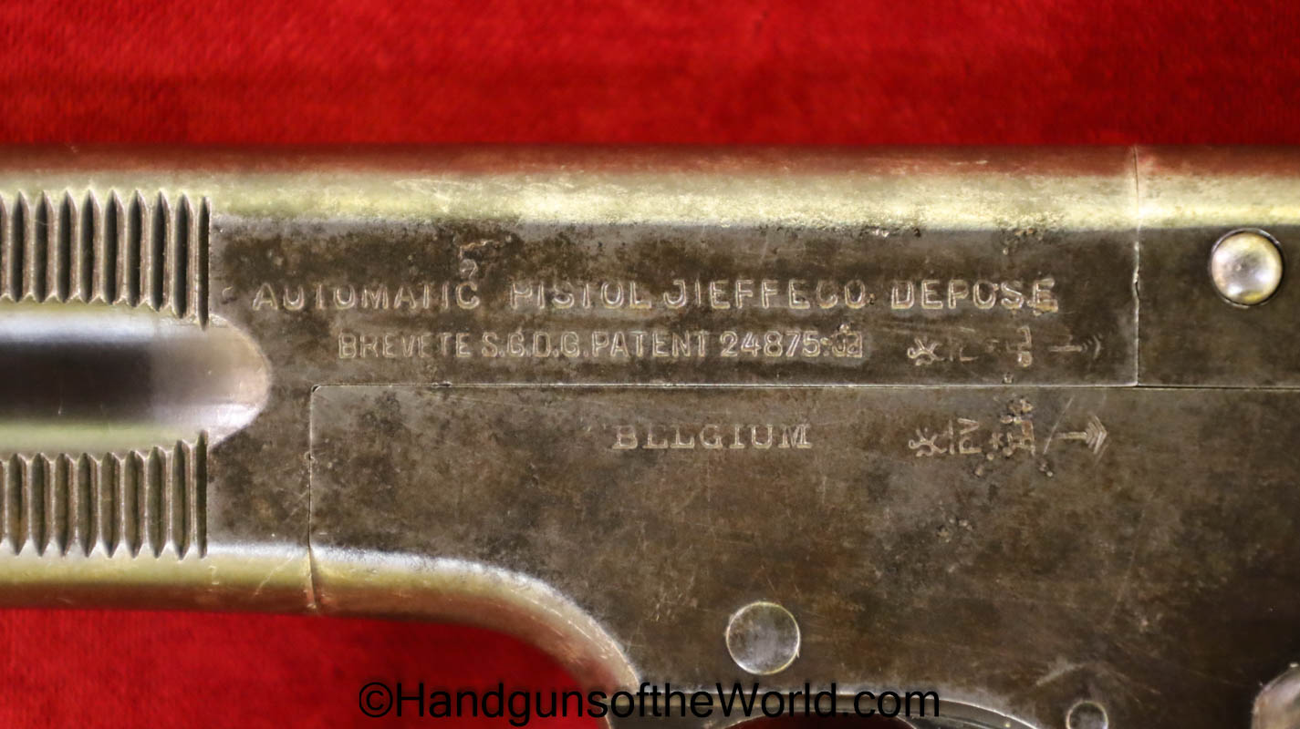 Janssen & Fils Jieffeco, 7.65mm, Old Model - Handguns of the World