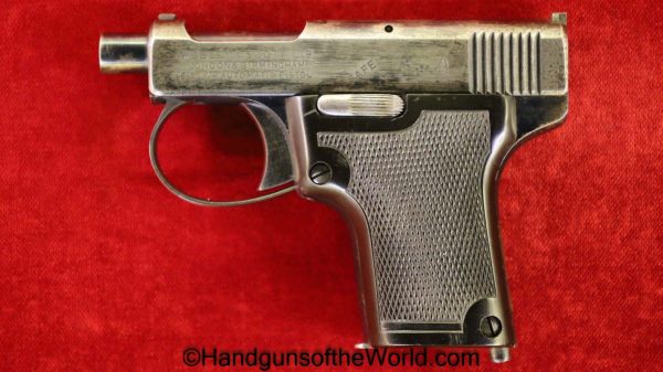 Webley, 1912, 6.35mm, 1919, English, British, VP, Vest Pocket, Handgun, Pistol, C&R, Collectible, Model, Hand gun, 6.35, 25, .25, acp, auto, UK