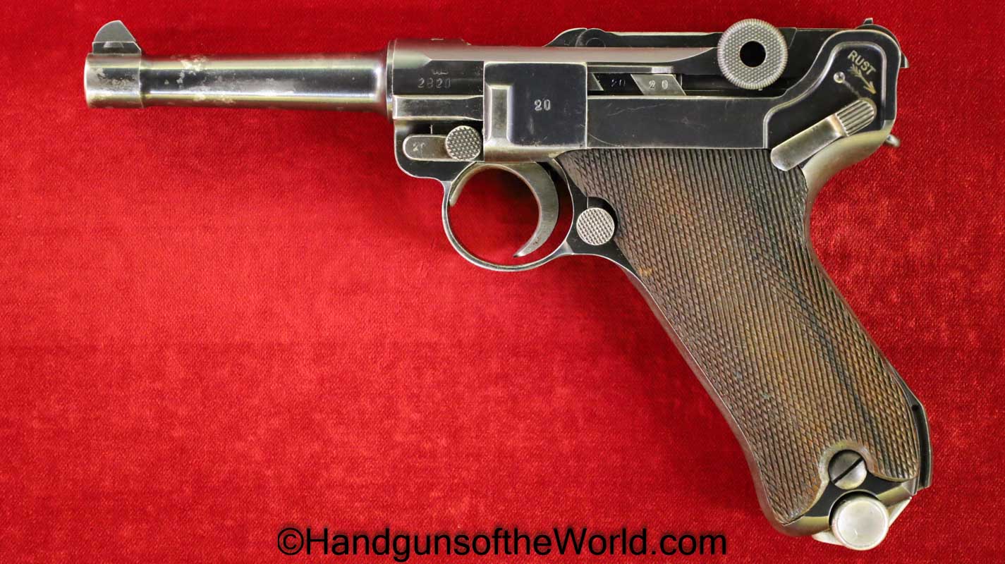 Luger P.08-1940 Mauser Banner, 9mm, Dutch Navy Seized by the