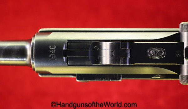 Luger P.08-1940 Mauser Banner, 9mm, Dutch Navy Seized by the Germans - Image 10