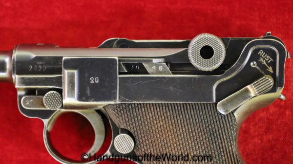 Luger, P.08, 1940, Mauser Banner, 9mm, Dutch Navy, Seized, German, Germany, Handgun, Pistol, C&R, Collectible, Mauser, Dutch, WWII, WW2, P08, P 08, P-08