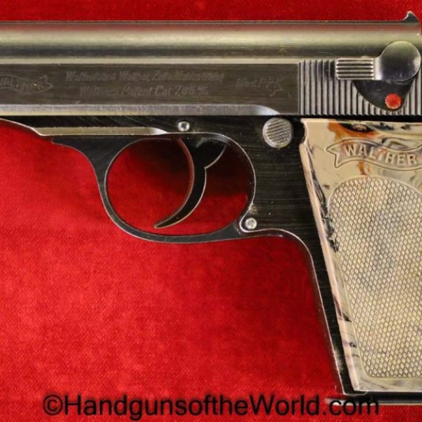 Walther, PPk, 7.65mm, Late War, Alloy Frame, Gray Grip, Full Rig, Grey Grip, German, Germany, Handgun, Pistol, C&R, Collectible, Hand gun, Dural Frame