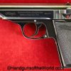 Walther, PP, .380, 1938, 380, acp, auto, 9mm, 9mmK, German, Germany, Handgun, Pistol, C&R, Collectible, Pocket, Hand gun, Bottom Mag Release, BMR