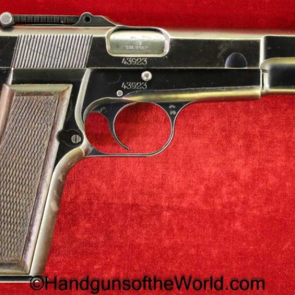 FN, Browning, High Power, 9mm, Pre-War, Military, with German Proofs, Belgian, Belgium, Handgun, Pistol, C&R, Collectible, BHP, Pre War, Hi Power, Hi-Power