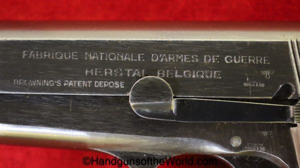 FN, Browning, High Power, 9mm, Late War, German, WWII, WW2. Germany, Handgun, Pistol, C&R, Collectible, Hi Power, Hi-Power, BHP, Belgian, Belgium, WaA140