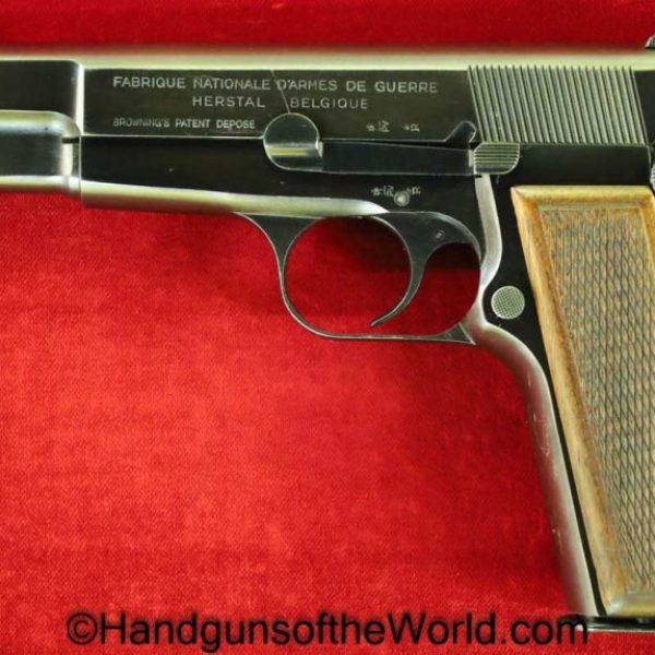 FN, Browning, High Power, 9mm, Post War, Silesia, Retailer Marked, Belgian, Belgium, Handgun, Pistol, C&R, Collectible, BHP, Hi Power, Hi-Power