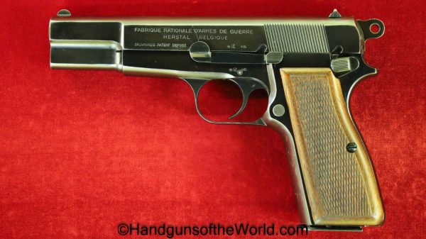FN, Browning, High Power, 9mm, Post War, Silesia, Retailer Marked, Belgian, Belgium, Handgun, Pistol, C&R, Collectible, BHP, Hi Power, Hi-Power