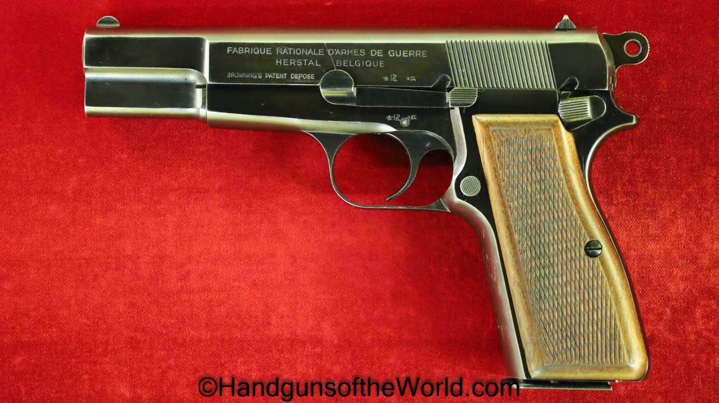 FN, Browning, High Power, 9mm, Post War, Silesia, Retailer Marked, Belgian, Belgium, Handgun, Pistol, C&R, Collectible, BHP, Hi Power, Hi-Power