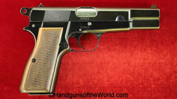 FN, Browning, High Power, 9mm, Post War, Silesia, Retailer Marked, Belgian, Belgium, Handgun, Pistol, C&R, Collectible, BHP, Hi Power, Hi-Power
