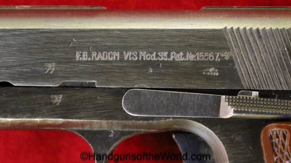 Radom, VIS, P-35, 9mm, German, Type III, Type 3, WWII, WW2, Germany, Handgun, Pistol, C&R, Collectible, P35, P.35, P 35, Hand gun, 2 Lever, Two Lever