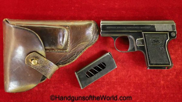 Bernardelli, VP, 6.35mm, Dated, 1937, Very Low Number, Full Rig, Early, Italy, Italian, Model, Vest Pocket, Handgun, Pistol, C&R, Collectible, with Holster