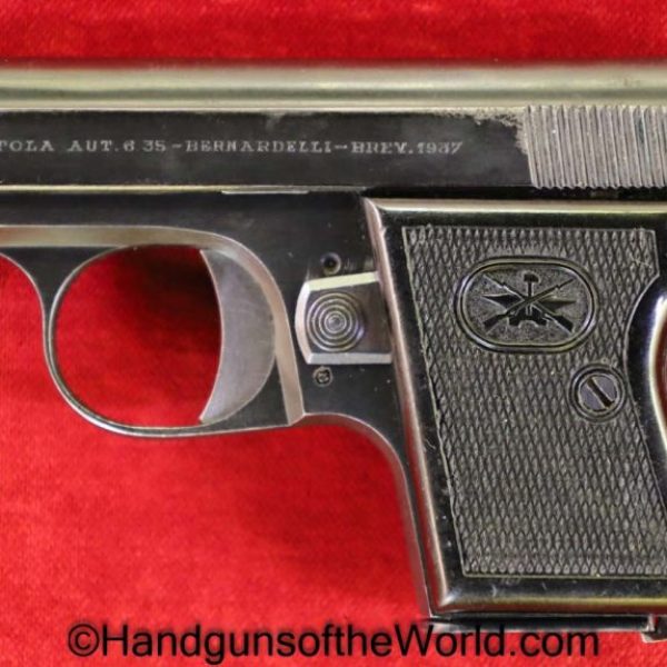 Bernardelli, VP, 6.35mm, Dated, 1937, Very Low Number, Full Rig, Early, Italy, Italian, Model, Vest Pocket, Handgun, Pistol, C&R, Collectible, with Holster