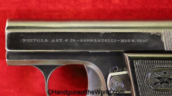 Bernardelli, VP, 6.35mm, Dated, 1937, Very Low Number, Full Rig, Early, Italy, Italian, Model, Vest Pocket, Handgun, Pistol, C&R, Collectible, with Holster