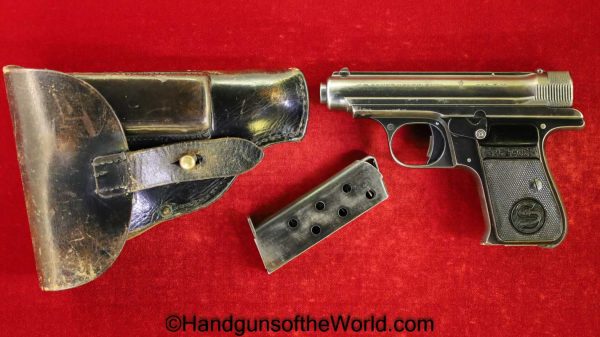 Sauer, Behorden, 7.65mm, Police, 2 Matching Magazines, Rig, Handgun, Pistol, C&R, Collectible, German, Germany, Pocket, 2 Matching Mags, with Holster, .32