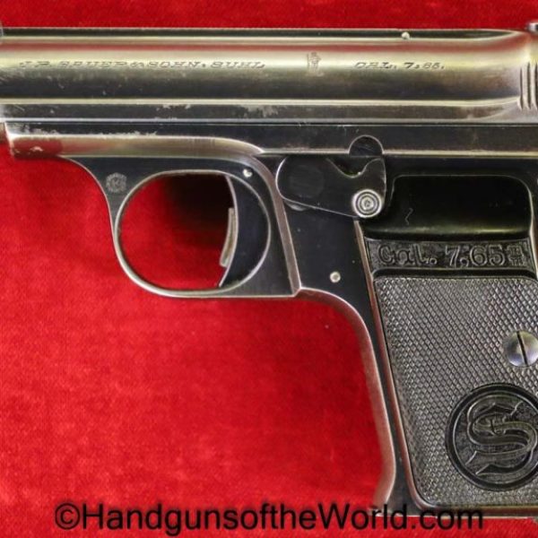 Sauer, Behorden, 7.65mm, Police, 2 Matching Magazines, Rig, Handgun, Pistol, C&R, Collectible, German, Germany, Pocket, 2 Matching Mags, with Holster, .32