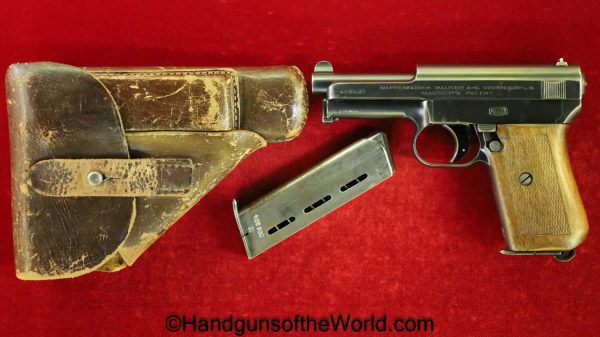Mauser, 1914, 7.65mm, Police, Marked, 2 Matching Magazines, Rig, German, Germany, Handgun, Pistol, C&R, Collectible, KPL, 2 Matching Mags, Pocket, 32, .32
