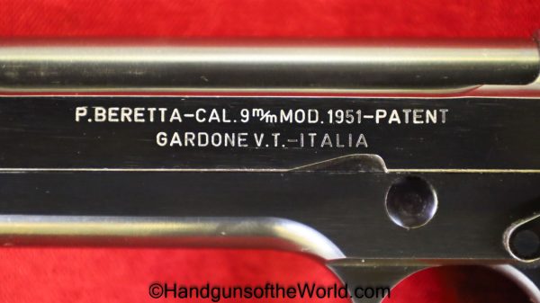 Beretta, 1951, 9mm, 951, Brigadier, Mint, in Box, Boxed, with Box, Italy, Italian, Handgun, Pistol, C&R, Collectible, Hand gun, Nice, Vintage