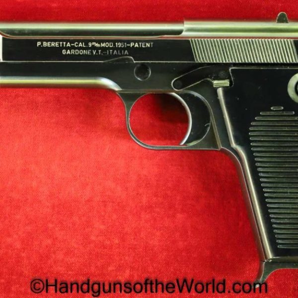 Beretta, 1951, 9mm, 951, Brigadier, Mint, in Box, Boxed, with Box, Italy, Italian, Handgun, Pistol, C&R, Collectible, Hand gun, Nice, Vintage